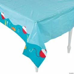 Best Pirce 🤩 Little Fisherman Plastic Tablecloth ⌛ -Cheap Birthday Table Covers Store 13733953