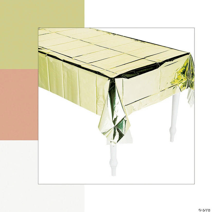 Budget ๐ Shiny Metallic Foil Tablecloth ๐ฅ 4 Budget ๐ Shiny Metallic Foil Tablecloth ๐ฅ - Image 2