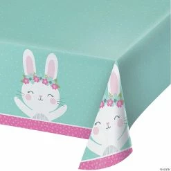 Discount ✨ Bunny Party Plastic Tablecloth 🤩 -Cheap Birthday Table Covers Store 13911570