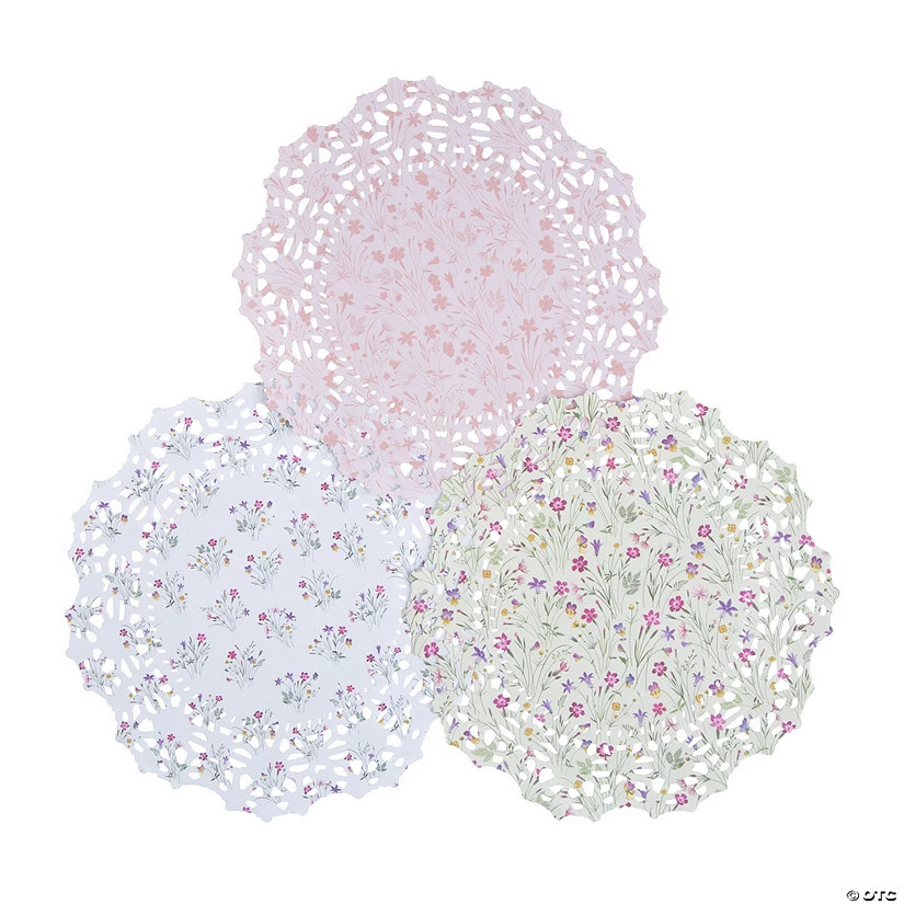 Cheap ๐ฏ Floral Print Charger Doilies - 3 Pc. ๐ 3 Cheap ๐ฏ Floral Print Charger Doilies - 3 Pc. ๐ - Image 2