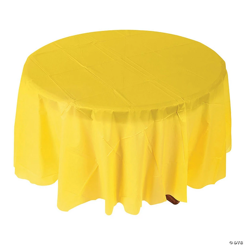 New βοΈ Round Plastic Tablecloth π 4 New βοΈ Round Plastic Tablecloth π - Image 2