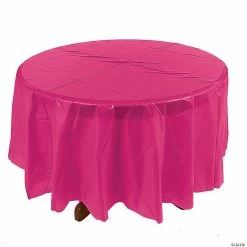 Cheap ✨ Round Plastic Tablecloth 👏 -Cheap Birthday Table Covers Store 70 1712