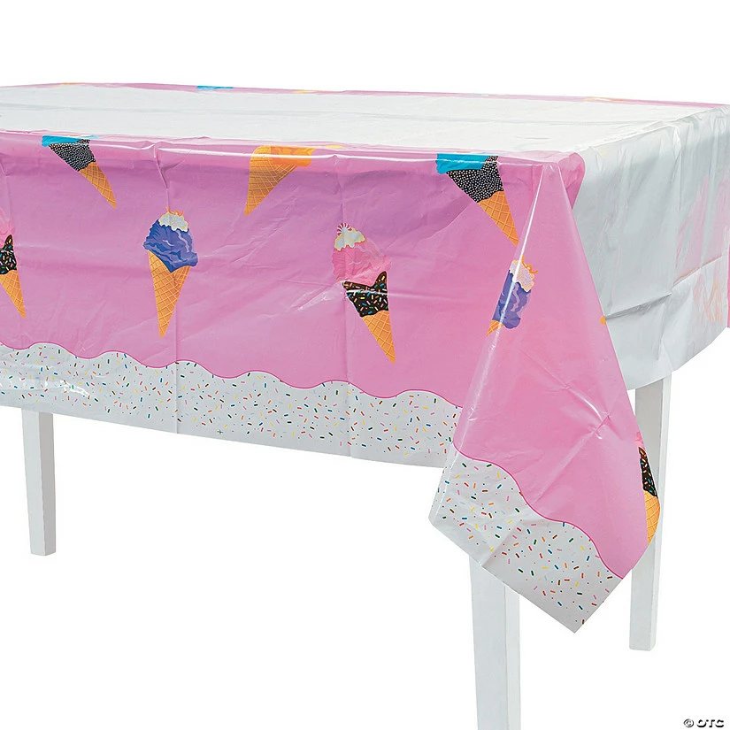 Budget π I Scream For Ice Cream Plastic Tablecloth π€© 4 Budget π I Scream For Ice Cream Plastic Tablecloth π€© - Image 2