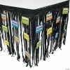 Promo 👏 80s Party Fringe Plastic Table 👗 Skirt with Cutouts 🔔 -Cheap Birthday Table Covers Store 80s party fringe plastic table skirt with cutouts13648648