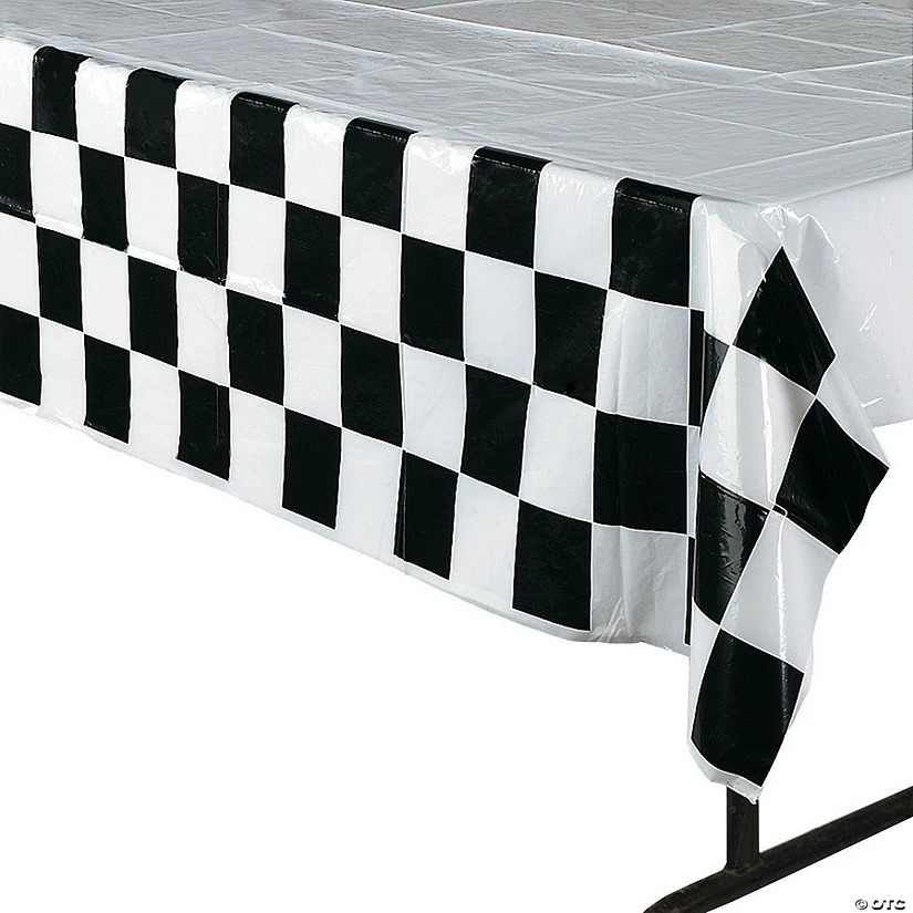 Cheap π₯° Black & White Checkered Plastic Tablecloth β 3 Cheap π₯° Black & White Checkered Plastic Tablecloth β