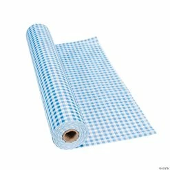 Cheap 🎉 Gingham Plastic Tablecloth Roll ❤️