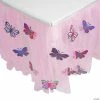 Flash Sale 🎁 Butterfly Tulle Table 👗 Skirt Decorating Kit - 13 Pc. 😀 -Cheap Birthday Table Covers Store butterfly tulle table skirt decorating kit 13 pc 13993235