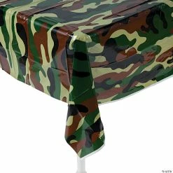 Cheapest 👏 Camouflage Plastic Tablecloth 👏