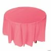 Buy ✨ Round Plastic Tablecloth ✔️ -Cheap Birthday Table Covers Store coral round plastic tablecloth13697823