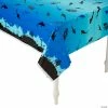 Discount π Discovery Shark Weekβ’ Plastic Tablecloth π― 2 Discount π Discovery Shark Weekβ’ Plastic Tablecloth π― -Cheap Birthday Table Covers Store discovery shark week plastic tablecloth14104608