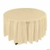 Top 10 🎉 Round Plastic Tablecloth 😀 -Cheap Birthday Table Covers Store ivory round plastic tablecloth70 1713
