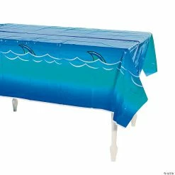 Hot Sale 👏 Jawsome Shark Plastic Tablecloth ⭐