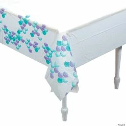 Coupon 🔔 Mermaid Sparkle Bubbles Plastic Tablecloth 🛒