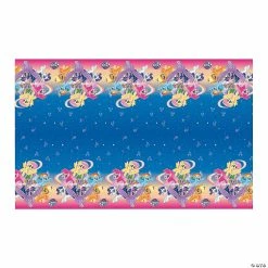 Discount 😀 My Little Pony® Magic Tablecloth 🤩 -Cheap Birthday Table Covers Store my little pony sup sup magic tablecloth13936272 a01