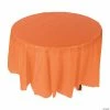 Cheap β€οΈ Round Plastic Tablecloth β¨ 2 Cheap β€οΈ Round Plastic Tablecloth β¨ -Cheap Birthday Table Covers Store orange round plastic tablecloth70 1707