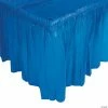 Budget ๐ Pleated Table ๐ Skirts ๐คฉ 1 Budget ๐ Pleated Table ๐ Skirts ๐คฉ -Cheap Birthday Table Covers Store pleated blue table skirt3 511