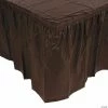 Promo ๐งจ Pleated Table ๐ Skirts โ๏ธ 1 Promo ๐งจ Pleated Table ๐ Skirts โ๏ธ -Cheap Birthday Table Covers Store pleated chocolate brown table skirts70 3555