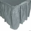 Best Pirce ๐ Pleated Table ๐ Skirts ๐ 2 Best Pirce ๐ Pleated Table ๐ Skirts ๐ -Cheap Birthday Table Covers Store pleated silver table skirt70 1722
