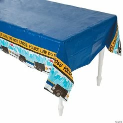 Budget π Police Party Plastic Tablecloth π