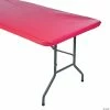 New 💯 Fitted Rectangle Plastic Tablecloth ✨ -Cheap Birthday Table Covers Store red fitted rectangle plastic tablecloth13803495