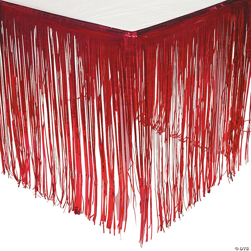Best deal ๐คฉ Metallic Fringe Plastic Table ๐ Skirt โ 3 Best deal ๐คฉ Metallic Fringe Plastic Table ๐ Skirt โ
