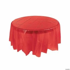 Best Pirce π Round Plastic Tablecloth π