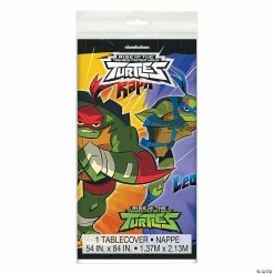Flash Sale ⭐ Rise of the Teenage Mutant Ninja Turtles™ Plastic Tablecloth 🛒