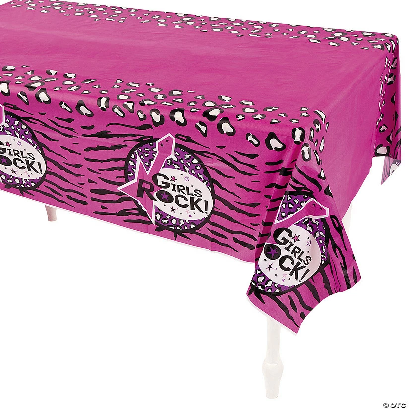 Hot Sale π₯ Rock Star Diva Plastic Tablecloth π₯ 3 Hot Sale π₯ Rock Star Diva Plastic Tablecloth π₯