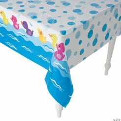 New ๐ Rubber Ducky Printed Plastic Tablecloth ๐