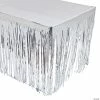 Discount โจ Metallic Fringe Plastic Table ๐ Skirt ๐ 1 Discount โจ Metallic Fringe Plastic Table ๐ Skirt ๐ -Cheap Birthday Table Covers Store silver metallic fringe plastic table skirt70 8635