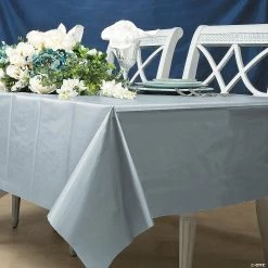 Best deal 𧨠Rectangle Plastic Tablecloth 𧨠5 Best deal 𧨠Rectangle Plastic Tablecloth 𧨠-Cheap Birthday Table Covers Store silver plastic tablecloth70 1441 a01