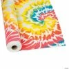 Cheapest ✨ Tie Dye Plastic Tablecloth Roll ✨