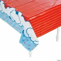 Wholesale โจ Up & Away Airplane Plastic Tablecloth ๐
