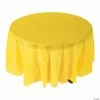 New ✔️ Round Plastic Tablecloth 🌟 -Cheap Birthday Table Covers Store yellow round plastic tablecloth70 1705